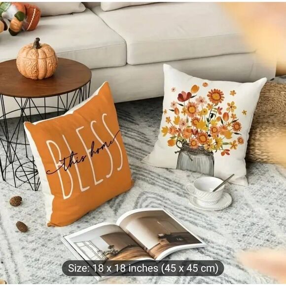 DISCOUNTED Shipping! 4 Bless this home sweet home pillow cases - Picture 2 of 2